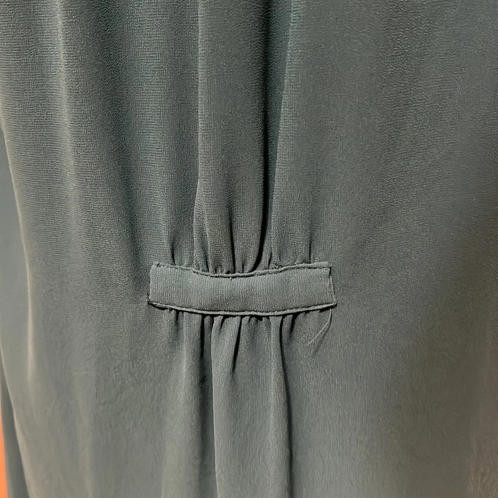 H M  teal blue dress, butterfly sleeves. . Sz14